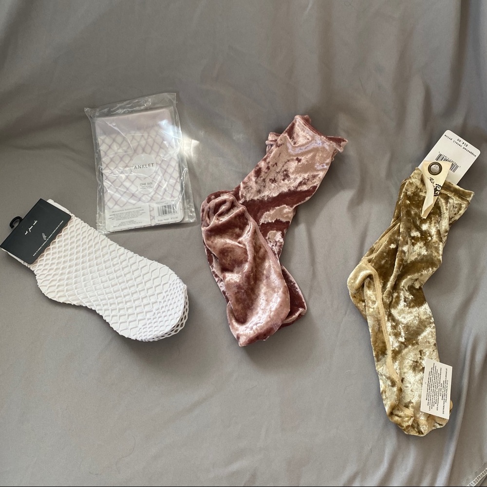 Urban Outfitters and Free People sock bundle